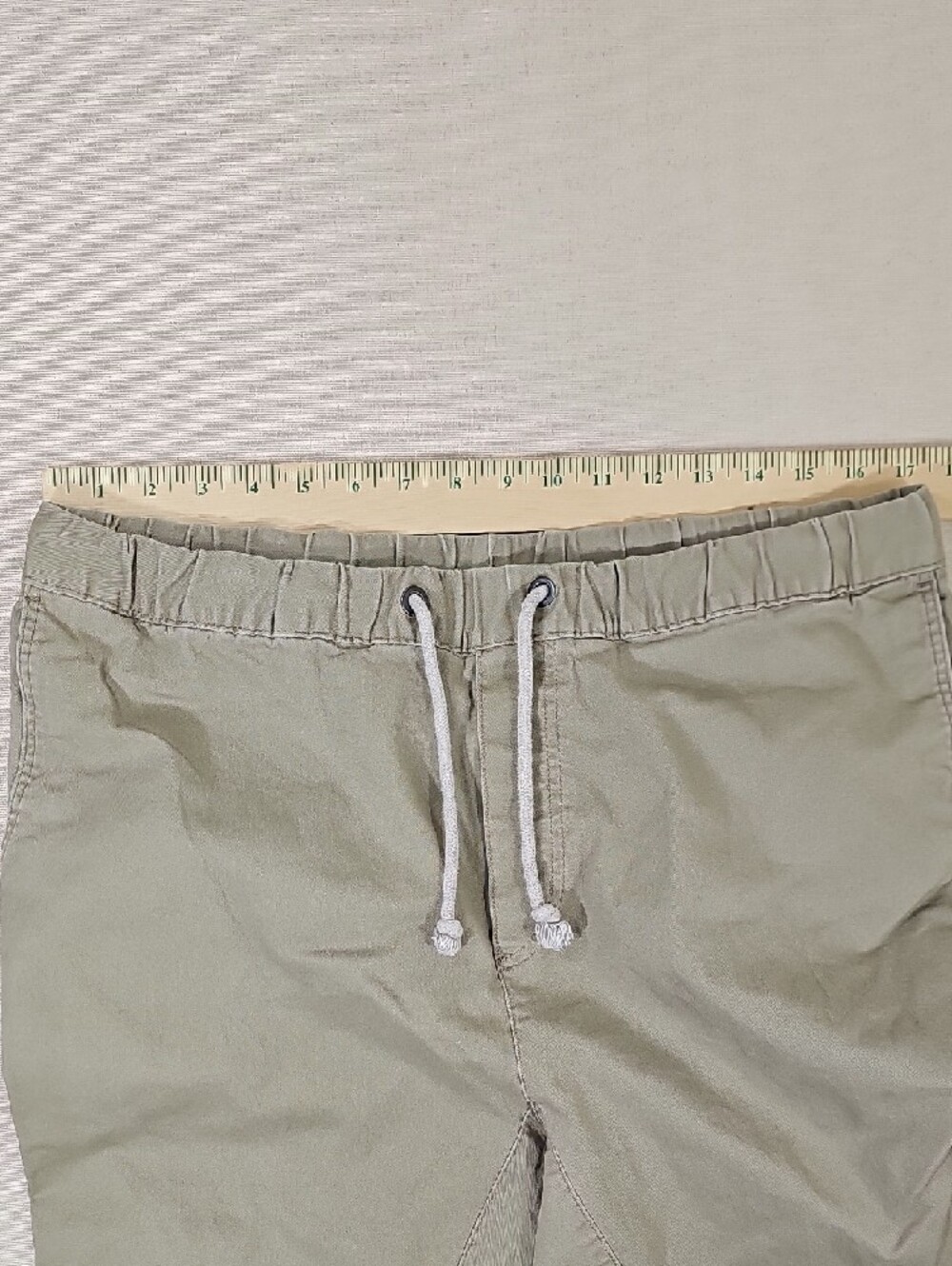Divided Light Olive Drawstring Joggers Size 34 - Picture 7 of 10